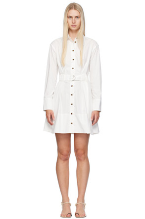 White Viola Minidress