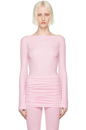 Pink Minimal Justaucorps T-shirt