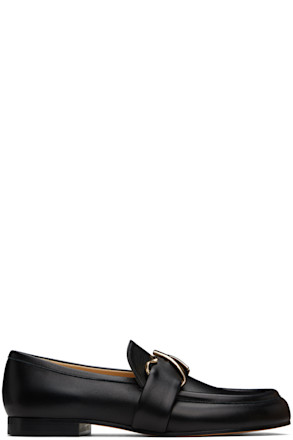 Black Monogram Loafers
