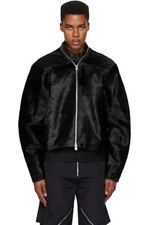 Black Lorica Leather Jacket