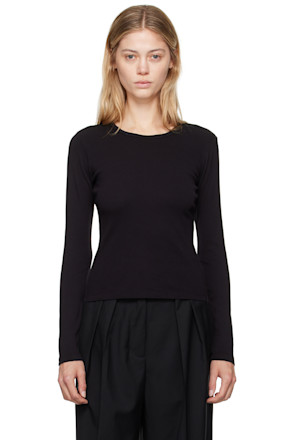 Black Bellevue Long Sleeve T-Shirt
