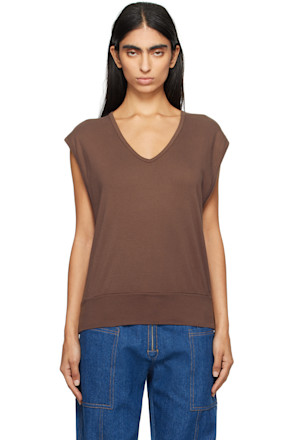 Brown Billie Oversized Tank Top