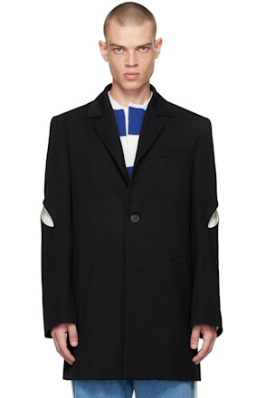 Black Slashed Coat
