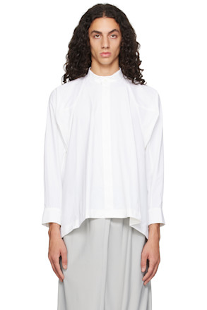 White Trapezoid Shirt