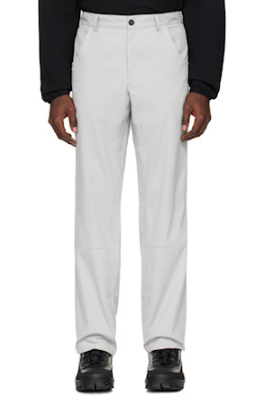Gray Cut Trousers