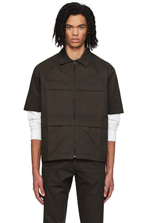 Brown Solid Shirt