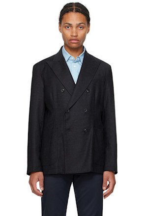 Black Doria Flan Blazer