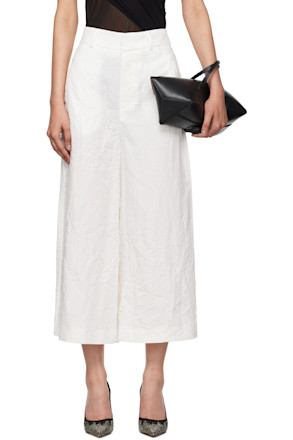 White Bannu Trousers