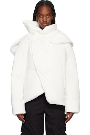White 7.0 Center Down Jacket
