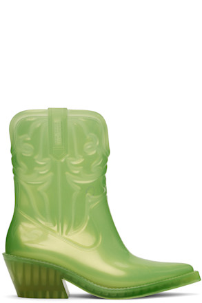 Green Texas Boots