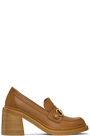 Tan Signature 1 Loafer Heels