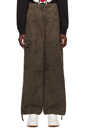 Gray Kenzo Paris Cargo Pants