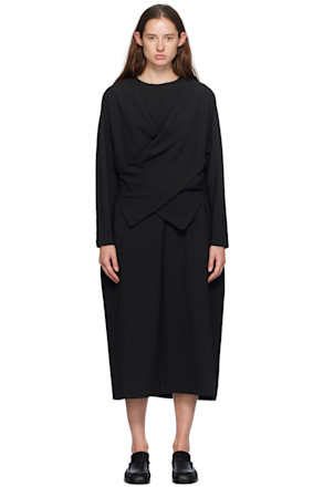 Black Hazi Midi Dress