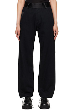 Black Painter Drill Jeans