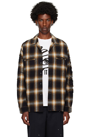 Brown Check Shirt