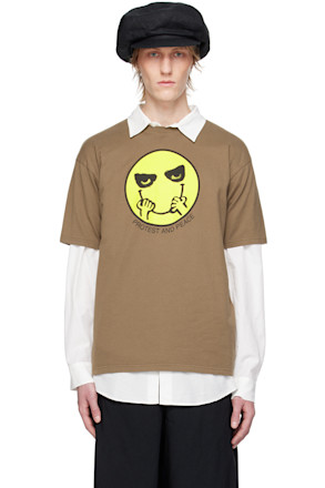 Brown Graphic T-Shirt