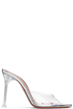Transparent Alexa Glass 60 Heeled Sandals