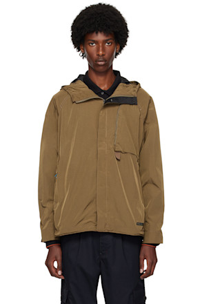 Khaki Hooded Jacket