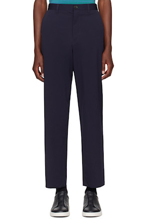 Navy Loose-Fit Trousers