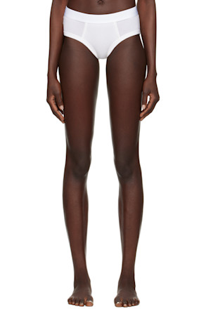 White Y Briefs