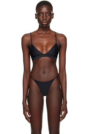 Black Triangle Bikini Top