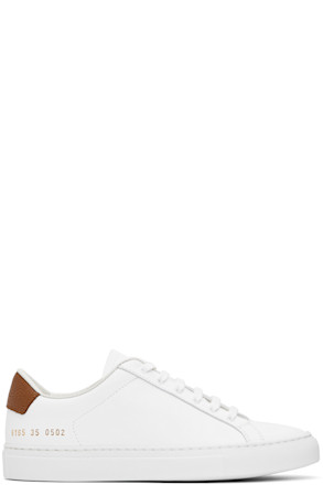 White Retro Classic Sneakers