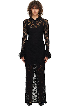 Black Lace Maxi Dress