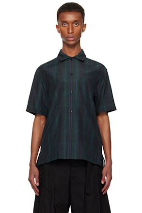 Black & Green Plaid Shirt