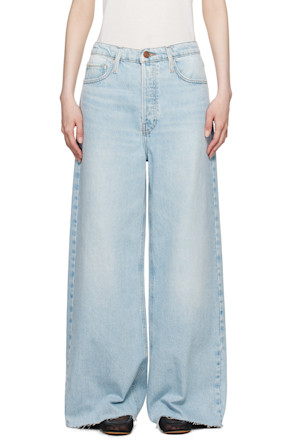 Blue 'Le Low Baggy Wide Leg' Jeans