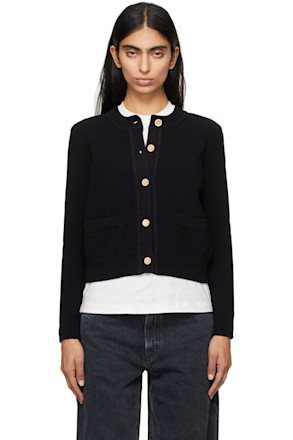 Black Compact Cardigan