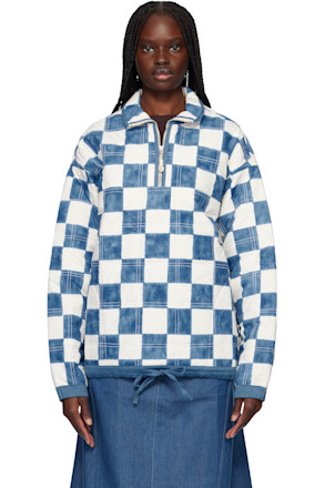 Blue & White Mineral Jacket