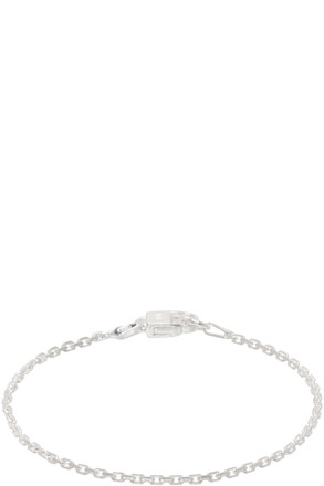 Silver Mini Anchor Bracelet