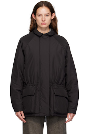 Black Padded Hunting Jacket
