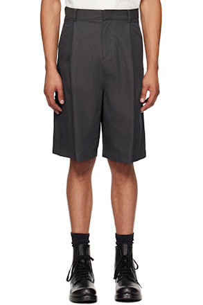 Black Side Pocket Shorts