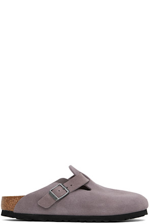 Purple Narrow Boston Loafers