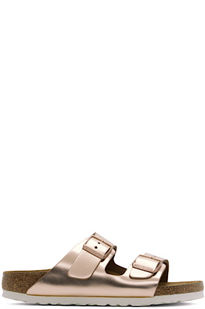 Copper Narrow Arizona Soft Footbed Sandals