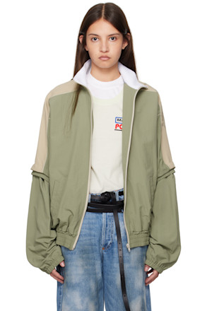 Khaki & Beige Rave Jacket
