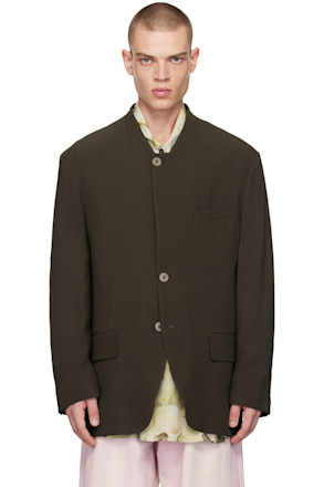 Brown Moquette Blazer