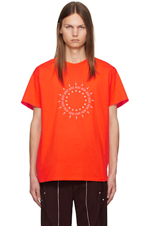 Orange 'SOS' T-shirt