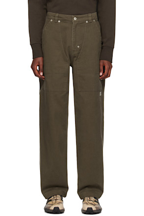 Brown Patchwork Trousers
