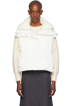 White Ultralight Down Vest