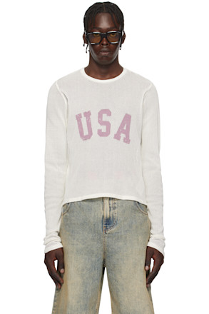 Off-White Front Lettering T-shirt