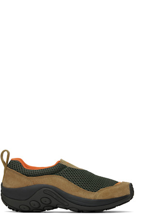 Green & Tan Jungle Moc Breeze SE Loafers