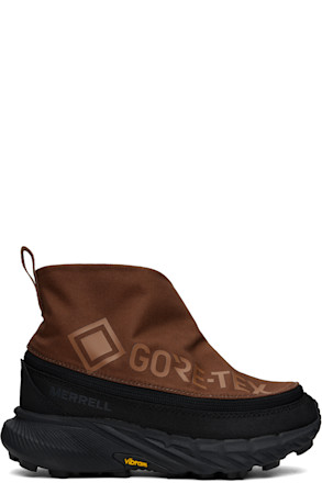 Brown & Green Agility Peak 5 GTX Zip Sneakers