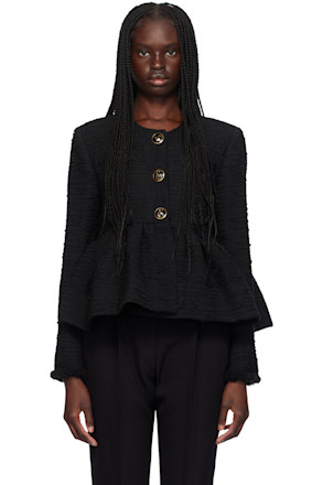 Black Peplum Jacket