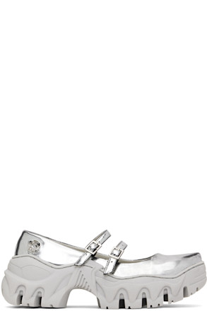 Silver Boccaccio II MJ Ballerina Flats