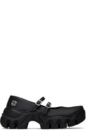 Black MJ Ballerina Flats
