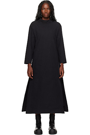 Black 'The Scuba Diver' Midi Dress