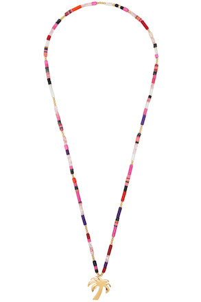 Multicolor Palm Beads Necklace
