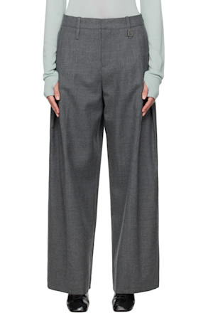Gray Wool Trousers
